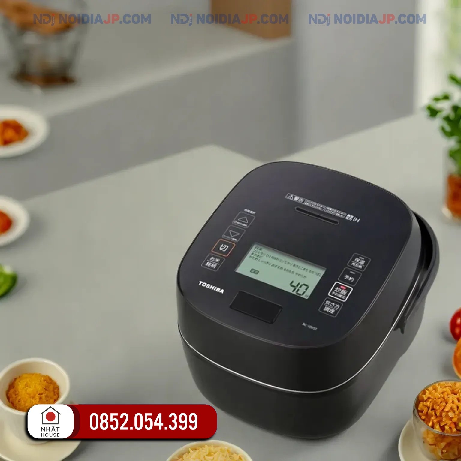 Nồi cơm điện Toshiba RC-10VSV 1.0L Model 2023 - Nội Địa JP Nồi cơm điện Toshiba RC-10VSV 1.0L Model 2023 - Hình ảnh 2