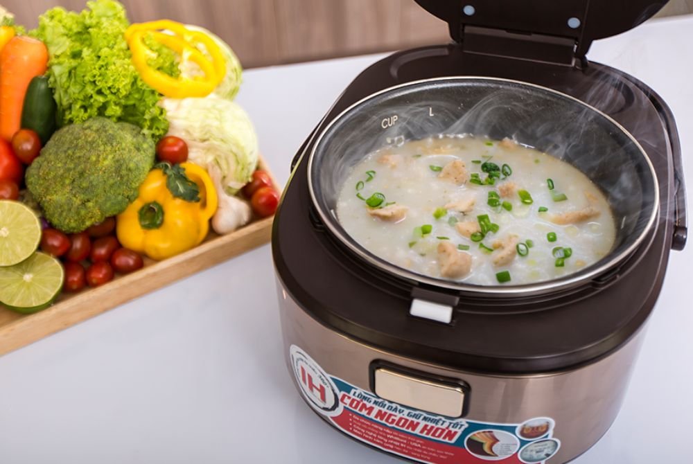 Mẹo sử dụng nồi cơm điện để nấu cháo và súp - Nội Địa JP Mẹo sử dụng nồi cơm điện để nấu cháo và súp