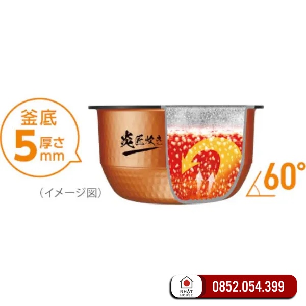 Nồi cơm điện Toshiba RC-10VSV 1.0L Model 2023 - Nội Địa JP Nồi cơm điện Toshiba RC-10VSV 1.0L Model 2023 - Hình ảnh 5