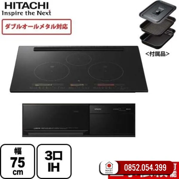Bếp từ Hitachi HT-M350KTWF - Nội Địa JP