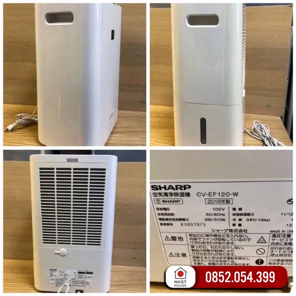 Máy lọc không khí Sharp CV-EF120-W - Nội Địa JP Máy lọc không khí Sharp CV-EF120-W - Hình ảnh 4