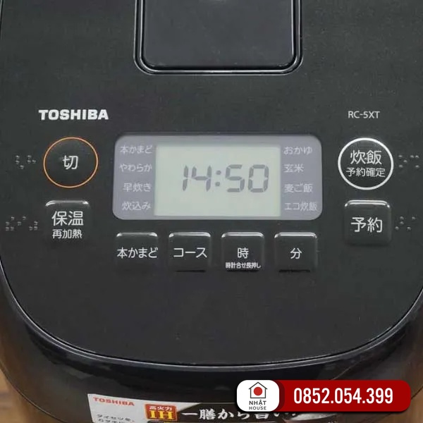 Nồi cơm điện Toshiba RC-5XT dung tích 0.54L - Nội Địa JP Nồi cơm điện Toshiba RC-5XT dung tích 0.54L - Hình ảnh 7